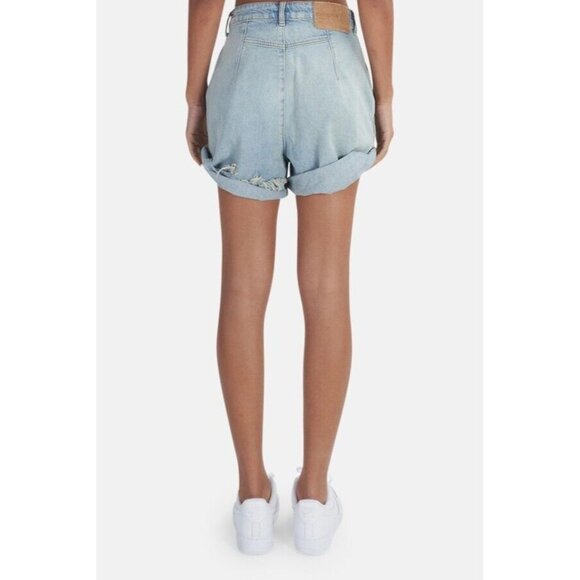 One Teaspoon Womens Kansas Streetwalker Denim Shorts Size 24‎ - Picture 8 of 8